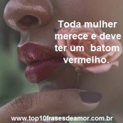 Batom vermelho Batom vermelho