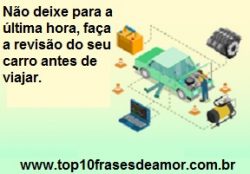 Não esqueça a revisão do carro Não esqueça a revisão do carro