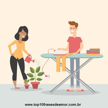 Tarefa doméstica não tira pedaço