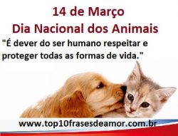 Dia Nacional dos Animais Dia Nacional dos Animais