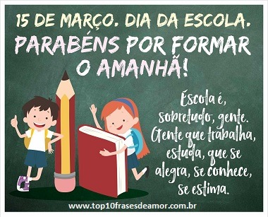 Parabéns por formar o amanhã!