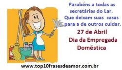 Parabéns Empregada Doméstica!