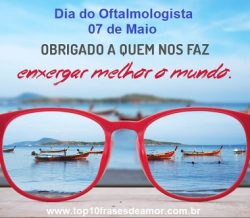 Parabéns Oftalmologista!