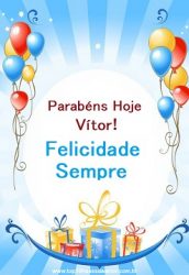 Parabéns Hoje Vítor! Parabéns Hoje Vítor!