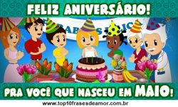 Você que nasceu em maio!