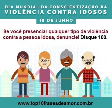 Cuide bem do seu idoso!