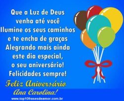 Parabéns Ana Carolina!