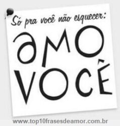 Só pra você não esquecer