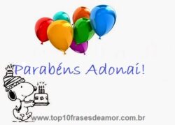 Parabéns Adonai!