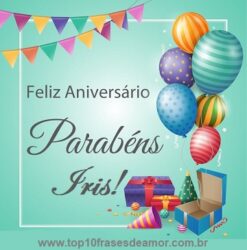 Parabéns Iris!