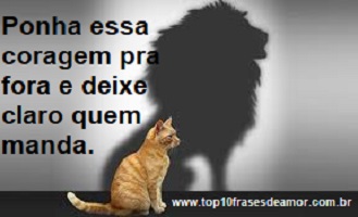 Ponha essa coragem pra fora