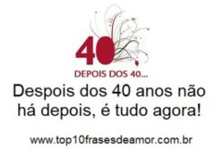 Despois dos 40 Depois dos 40