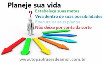 Planeje sua vida