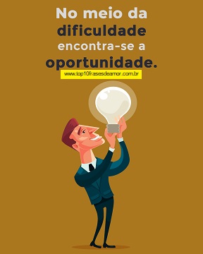 No meio da dificuldade