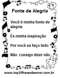 Fonte de alegria