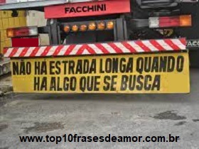 Não há estrada longa