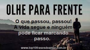 Olhe para frente