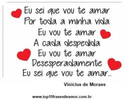 Eu sei que vou te amar