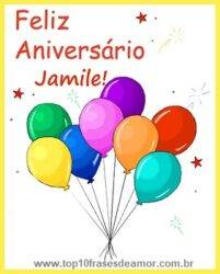 Feliz Aniversário Jamile! Feliz Aniversário Jamile!
