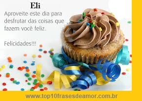 Parabéns Eli!