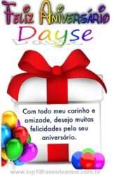Feliz Aniversário Dayse Feliz Aniversário Dayse