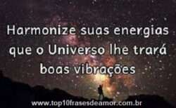 Harmonize suas energias