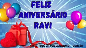 Feliz Aniversário Ravi