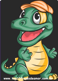 O jacaré desdentado