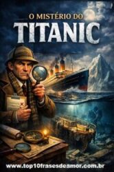 O Mistério do Titanic O Mistério do Titanic - Ilustração de Sherlock Holmes investigando o naufrágio do Titanic, com o navio navegando sob o céu noturno e um iceberg ao fundo. Representa o artigo ‘O Mistério do Titanic’, que une suspense, história e investigação.